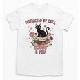 Women's Cat Books Romantic Floral Aesthetic Book Lover Cat Owner Unisex T-Shirt Women's Cat Books Romantic Floral Aesthetic Book Lover Cat Owner Unisex T-Shirt