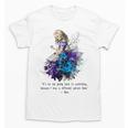 Women's Vintage Book Quote It’s No Use Going Back To Yesterday Unisex T-Shirt Women's Vintage Book Quote It’s No Use Going Back To Yesterday Unisex T-Shirt