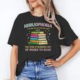 Abibliophobia Bibliophilia Abibliophobia Book Lovers Unisex T-Shirt Abibliophobia Bibliophilia Abibliophobia Book Lovers Unisex T-Shirt