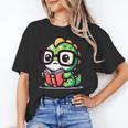 Adorable Book Lover Iguana With Reading Glasses Cute Unisex T-Shirt
