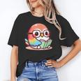 Adorable Book Lover Parrot With Reading Glasses Cute Unisex T-Shirt Adorable Book Lover Parrot With Reading Glasses Cute Unisex T-Shirt
