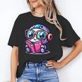 Adorable Book Lover Robot With Reading Glasses Cute Unisex T-Shirt