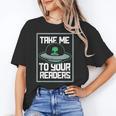 Alien Quote Take Me To Your Readers Sci-Fi Ufo Book Lover Unisex T-Shirt Alien Quote Take Me To Your Readers Sci-Fi Ufo Book Lover Unisex T-Shirt