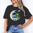Astronaut Reading Book To Alien Shirt Moon Space Lover Kids Unisex T-Shirt Astronaut Reading Book To Alien Shirt Moon Space Lover Kids Unisex T-Shirt