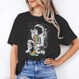 Astronaut Reading Book Space Galaxy Bookworm Men Women Kids Unisex T-Shirt