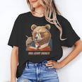 Bear Reading Book Glasses Library Zoo Teacher School Animal Unisex T-Shirt Bear Reading Book Glasses Library Zoo Teacher School Animal Unisex T-Shirt