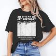 Birthday It's My 40th Birthday Guest Book Birthday Party Unisex T-Shirt Birthday It's My 40th Birthday Guest Book Birthday Party Unisex T-Shirt