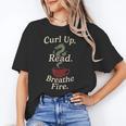 Book Dragon Fantasy Reader Cozy Reading Book Lover Dragon Unisex T-Shirt Book Dragon Fantasy Reader Cozy Reading Book Lover Dragon Unisex T-Shirt