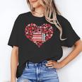 Book Heart Cute Read Book Reading Librarian Across America Unisex T-Shirt Book Heart Cute Read Book Reading Librarian Across America Unisex T-Shirt