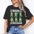 Book Leprechaun St Patrick's Day Library Librarian Reading Unisex T-Shirt
