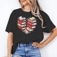 Book Lover Heart Shape Reading Librarian Valentine Men Women Unisex T-Shirt Book Lover Heart Shape Reading Librarian Valentine Men Women Unisex T-Shirt