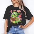 Book Worm Costume World Book Day Cute Kawaii Worm Reading Unisex T-Shirt