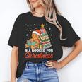 All Booked For Christmas Gingerbread Christmas Tree Book Kid Unisex T-Shirt