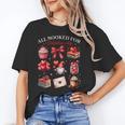 All Booked For Valentine Coquette Bow Girl Women Teacher Unisex T-Shirt