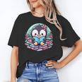 Bookish Penguin Heart A Readers Love Penguins Unisex T-Shirt