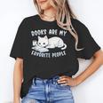 Books Are My Favorite People Cat With Coffee Mug Book Lovers Unisex T-Shirt