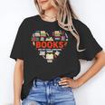 Books Heart Valentines Day Books Are My Love Language Unisex T-Shirt Books Heart Valentines Day Books Are My Love Language Unisex T-Shirt