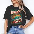 Books Are Just Word Tacos Shirt Book Shirts Reader Unisex T-Shirt
