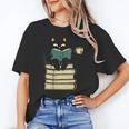 Cat Reading Book Unisex T-Shirt