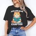 Cat Reading Books Bookworm Read One More Chapter Unisex T-Shirt Cat Reading Books Bookworm Read One More Chapter Unisex T-Shirt