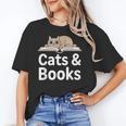 Cats And Books Unisex T-Shirt Cats And Books Unisex T-Shirt