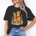 Cats Reading Books Christmas Tree Unisex T-Shirt Cats Reading Books Christmas Tree Unisex T-Shirt