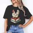 Chicken Books Back To School First Day Of School Boys Girls Unisex T-Shirt