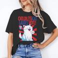 Childless Cat Ladies Vote Kamala Harris Cute Comic Book Cat Unisex T-Shirt