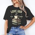Christian Bookworm Love God Read Books Drink Tea Unisex T-Shirt Christian Bookworm Love God Read Books Drink Tea Unisex T-Shirt