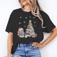 Christmas A Penguin Reading Book Snowflake Cocoa Hot Teacher Unisex T-Shirt Christmas A Penguin Reading Book Snowflake Cocoa Hot Teacher Unisex T-Shirt