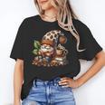Coffee And Book Reading Accessories For Book Lovers Gnome Unisex T-Shirt Coffee And Book Reading Accessories For Book Lovers Gnome Unisex T-Shirt