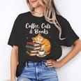 Coffee Cats & Books Lover For Women & Girls Coffee Unisex T-Shirt Coffee Cats & Books Lover For Women & Girls Coffee Unisex T-Shirt