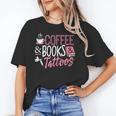 Coffee Lover Shirt Coffee And Books And Tattoos Men Women Unisex T-Shirt Coffee Lover Shirt Coffee And Books And Tattoos Men Women Unisex T-Shirt