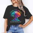 Color Our World Summer Reading 2025 Tree Book Lover Camping Unisex T-Shirt Color Our World Summer Reading 2025 Tree Book Lover Camping Unisex T-Shirt