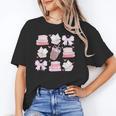 Coquette Bow Book Coffee Valentines Bookish Library Teacher Unisex T-Shirt