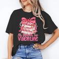 Coquette Bow All Booked For Valentines Teacher Book Unisex T-Shirt Coquette Bow All Booked For Valentines Teacher Book Unisex T-Shirt