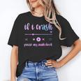 If I Crash Pause My Audiobook Listener Bookish Book Lover Unisex T-Shirt