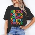 Cute ABCs Shirt Alphabet Colorful Letters Reading Books Kids Unisex T-Shirt