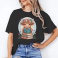 Cute Baby Highland Cow Reading Book Bookworm For Men Women Unisex T-Shirt