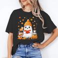 Cute Beanie Ghost Bookworm Cozy Book Reading Halloween Unisex T-Shirt Cute Beanie Ghost Bookworm Cozy Book Reading Halloween Unisex T-Shirt