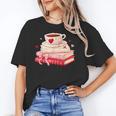 Cute Books And Coffee Crochet Valentines Day Tee For Couples Unisex T-Shirt Cute Books And Coffee Crochet Valentines Day Tee For Couples Unisex T-Shirt
