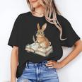 Cute Bunny Reading Book Glasses Bookworm Unisex T-Shirt Cute Bunny Reading Book Glasses Bookworm Unisex T-Shirt