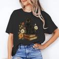 Cute Cat Book Flowers Unisex T-Shirt Cute Cat Book Flowers Unisex T-Shirt
