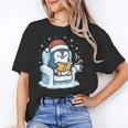 Cute Christmas Penguin Reading Book Cozy Winter Holiday Art Unisex T-Shirt Cute Christmas Penguin Reading Book Cozy Winter Holiday Art Unisex T-Shirt