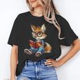 Cute Coyote With Book I Kids Coyote Unisex T-Shirt