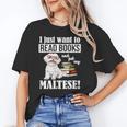 Cute Glasses Read Books & Pet My Maltese Lover Unisex T-Shirt