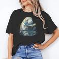 Cute Manatee Reading Book Bookworm Readers Manatee Lover Unisex T-Shirt Cute Manatee Reading Book Bookworm Readers Manatee Lover Unisex T-Shirt
