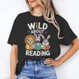 Cute Wildlife Zoo Animals For Book Reader Bookworms Unisex T-Shirt Cute Wildlife Zoo Animals For Book Reader Bookworms Unisex T-Shirt