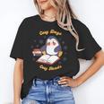 Cute Xmas Book Lover Penguin Reading Cosy Days Cosy Reads Unisex T-Shirt