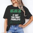 Dad Joke Why Was The Math Book Sad Pun Dad Jokes Unisex T-Shirt